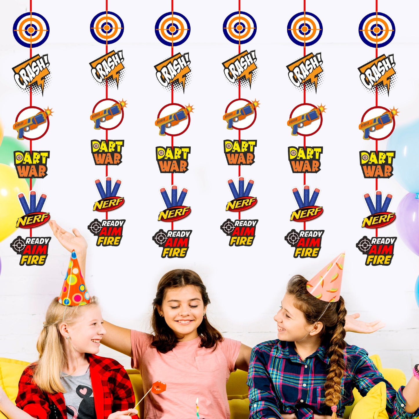 Nerf Gun Theme Classic Danglers