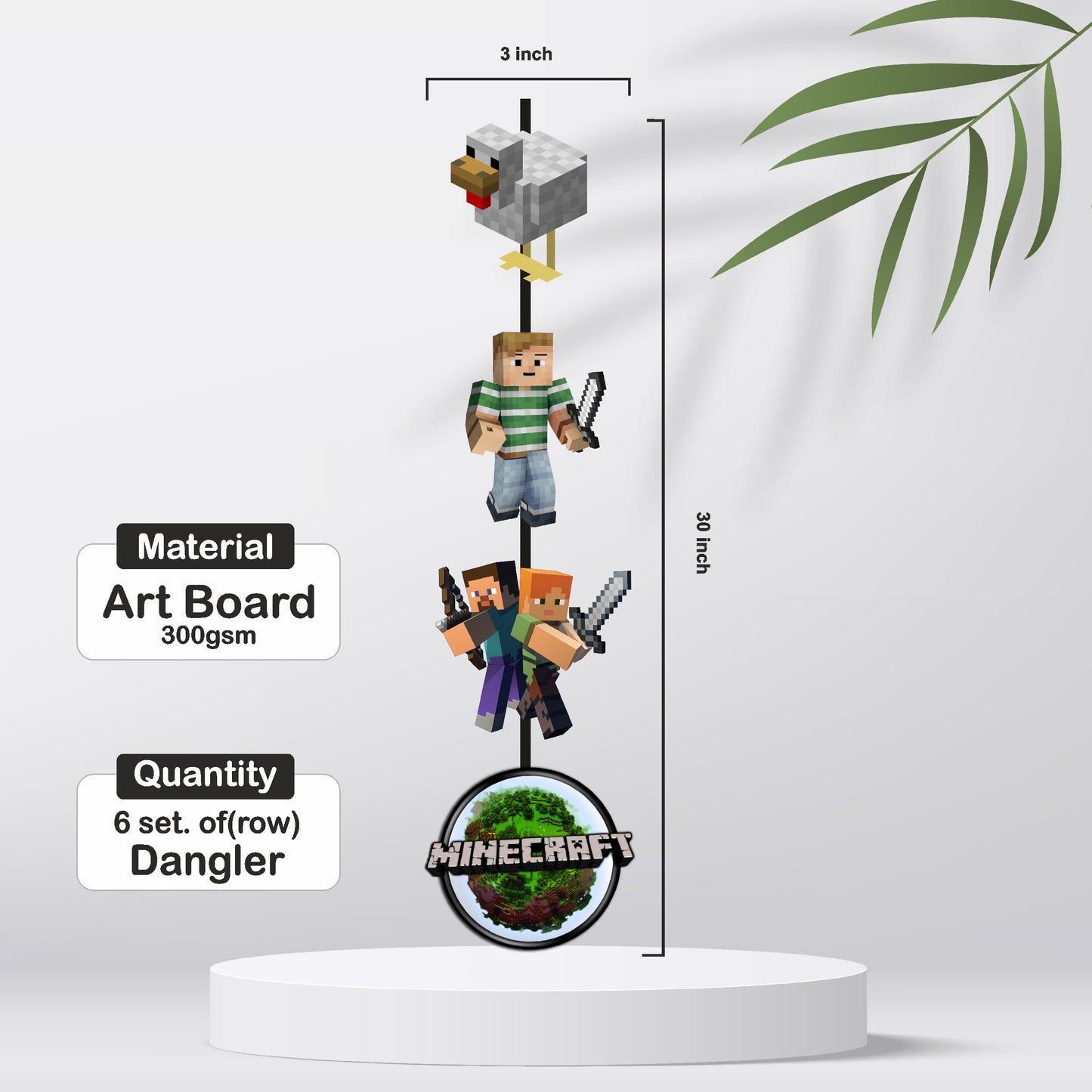 Minecraft Theme Danglers
