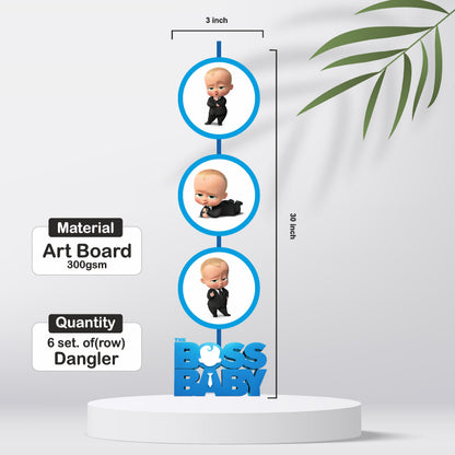 Boss Baby Theme Round Danglers My Store