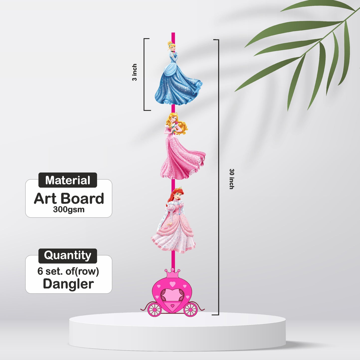 Princess Theme Character Danglers