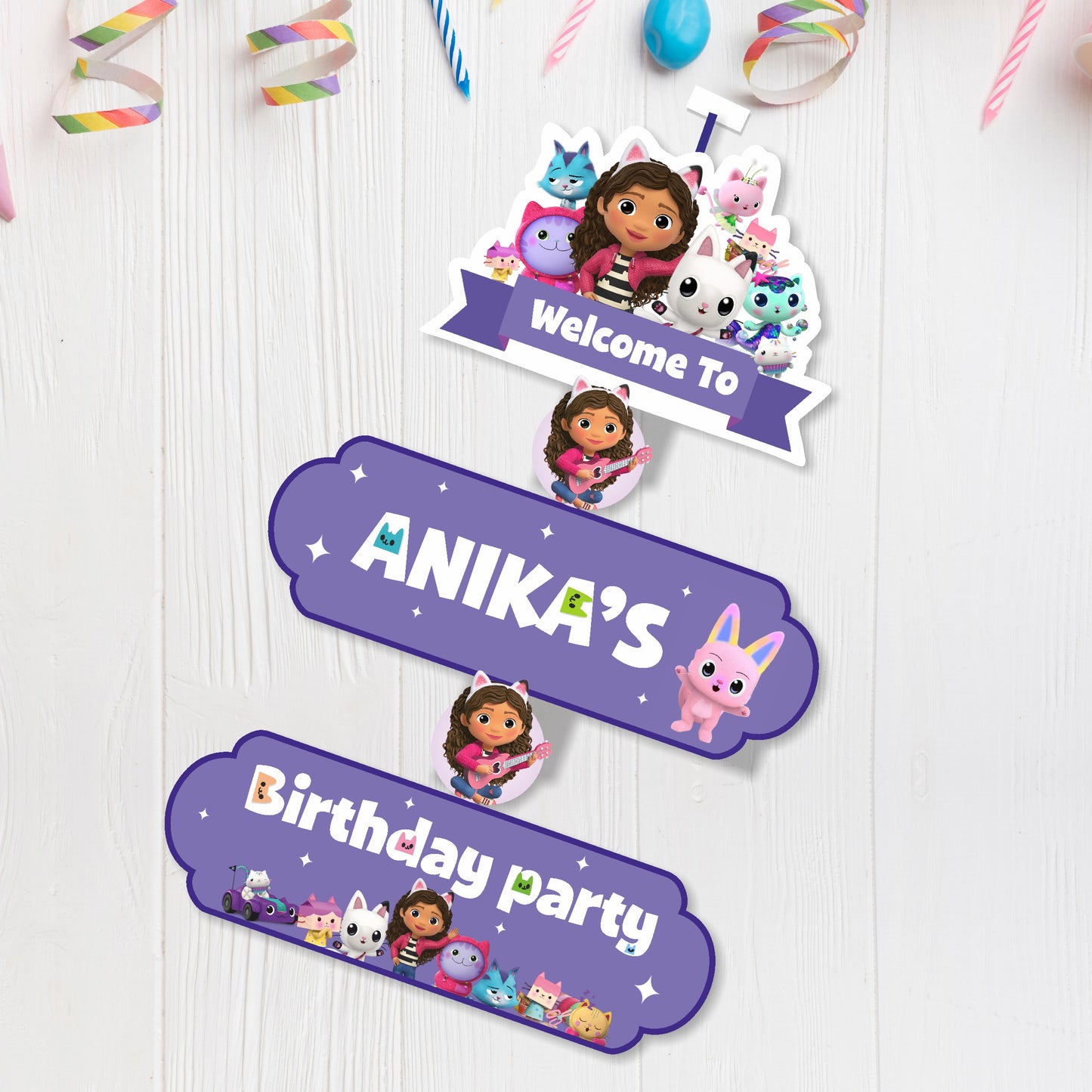 Gabby’s Dollhouse Theme Door Poster