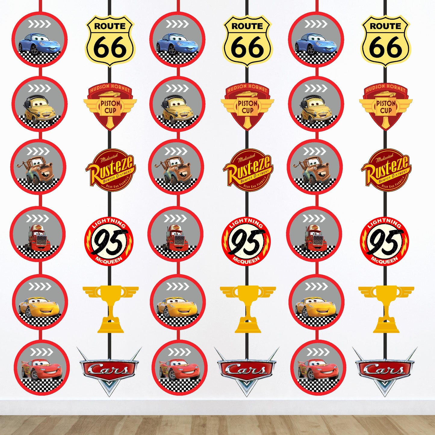 McQeen Car Theme Classic Danglers