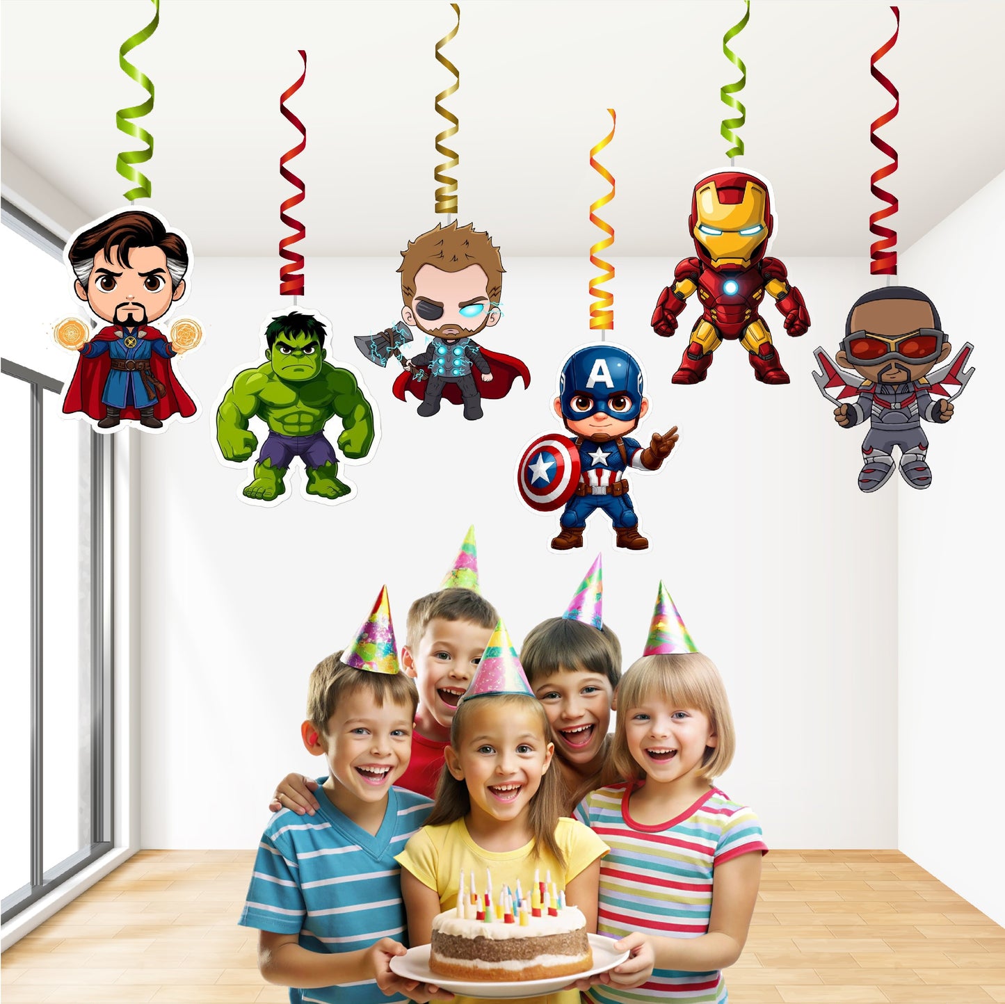 Avengers Theme Classic Swirls