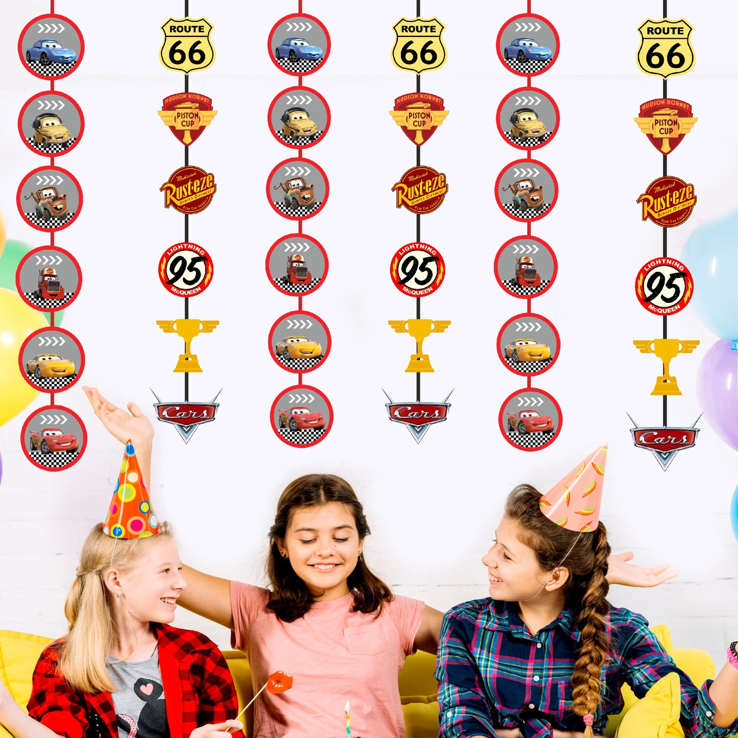 McQeen Car Theme Classic Danglers