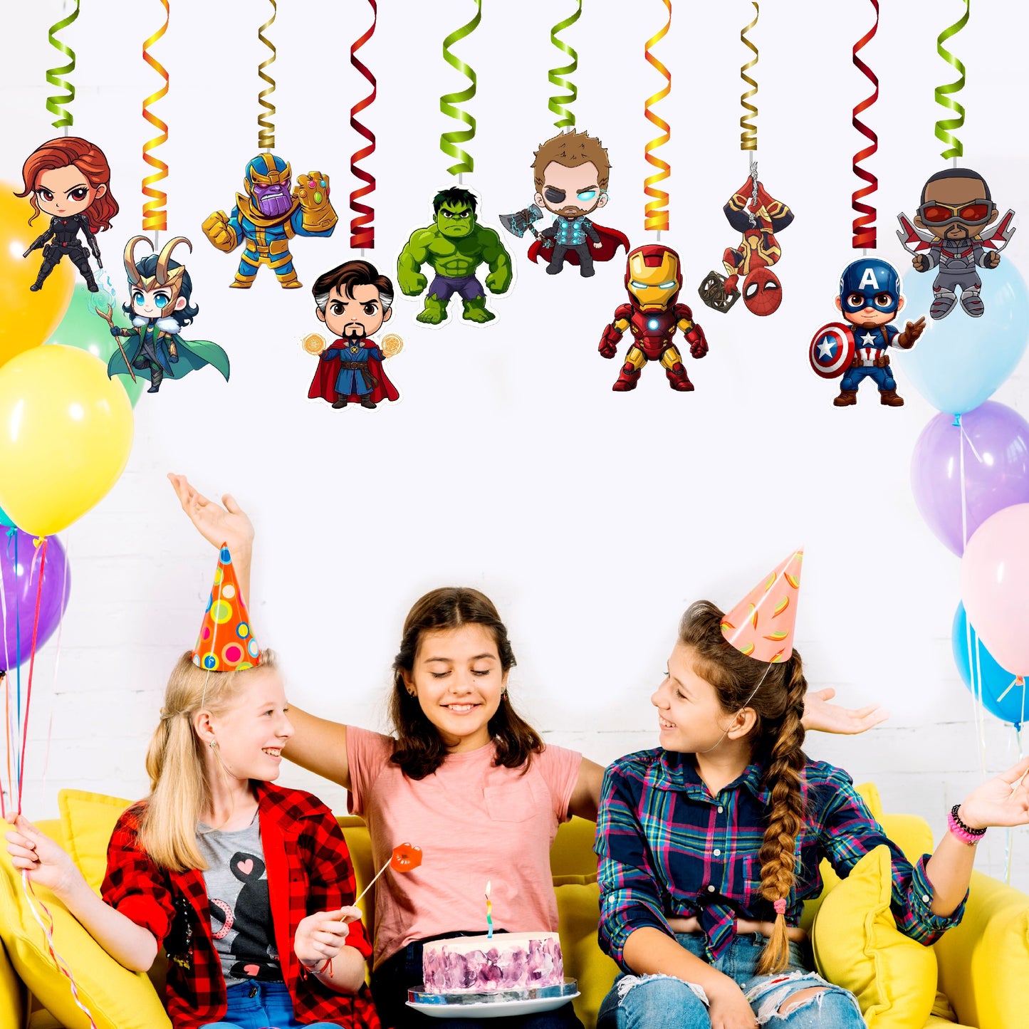 Avengers Theme Classic Swirls