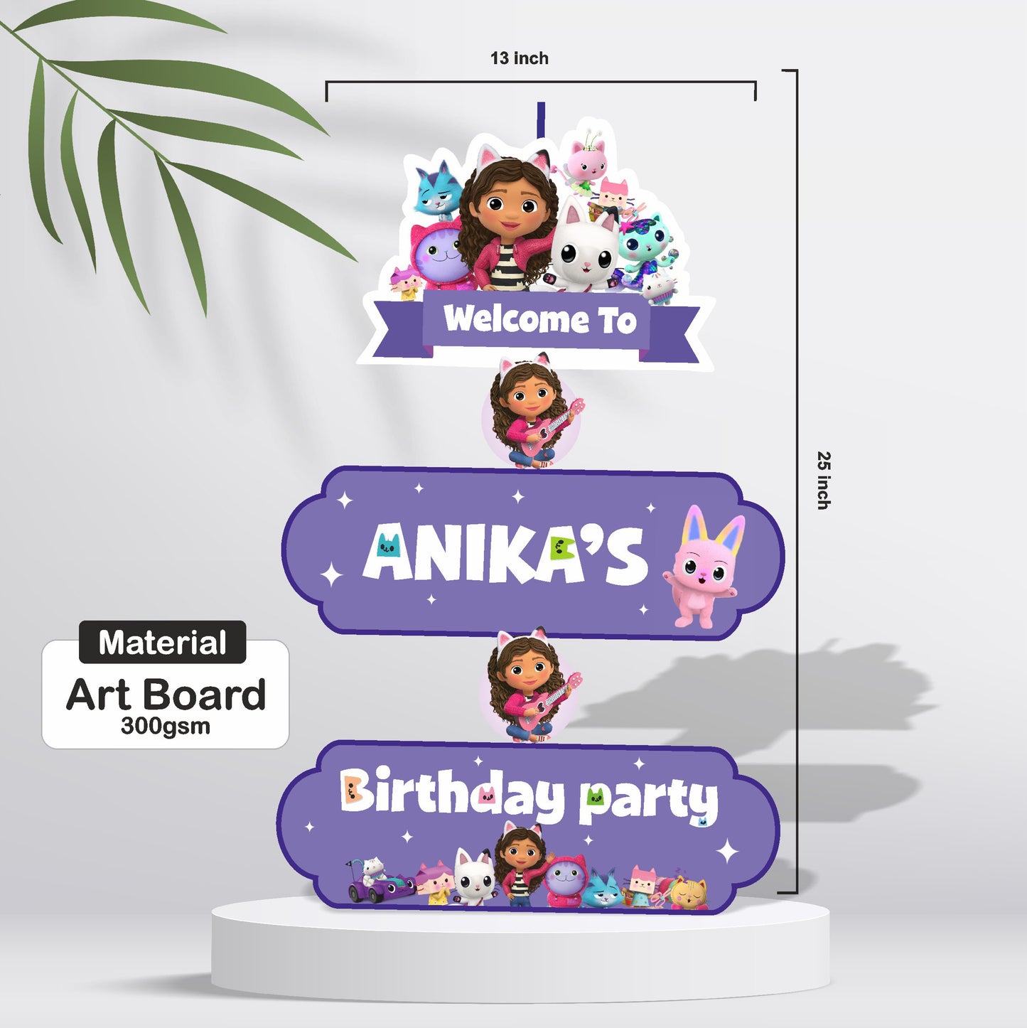 Gabby’s Dollhouse Theme Door Poster