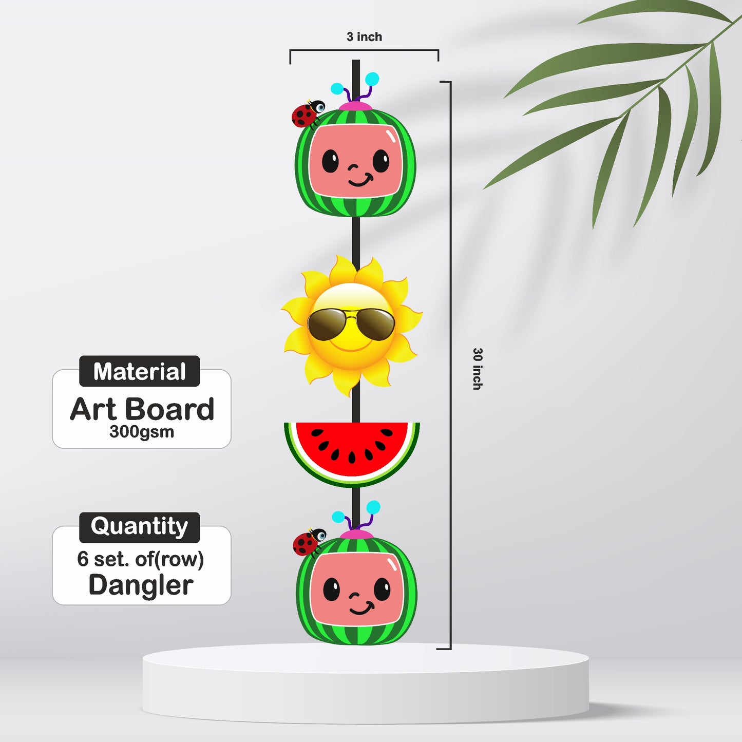 Cocomelon Theme Classic Danglers