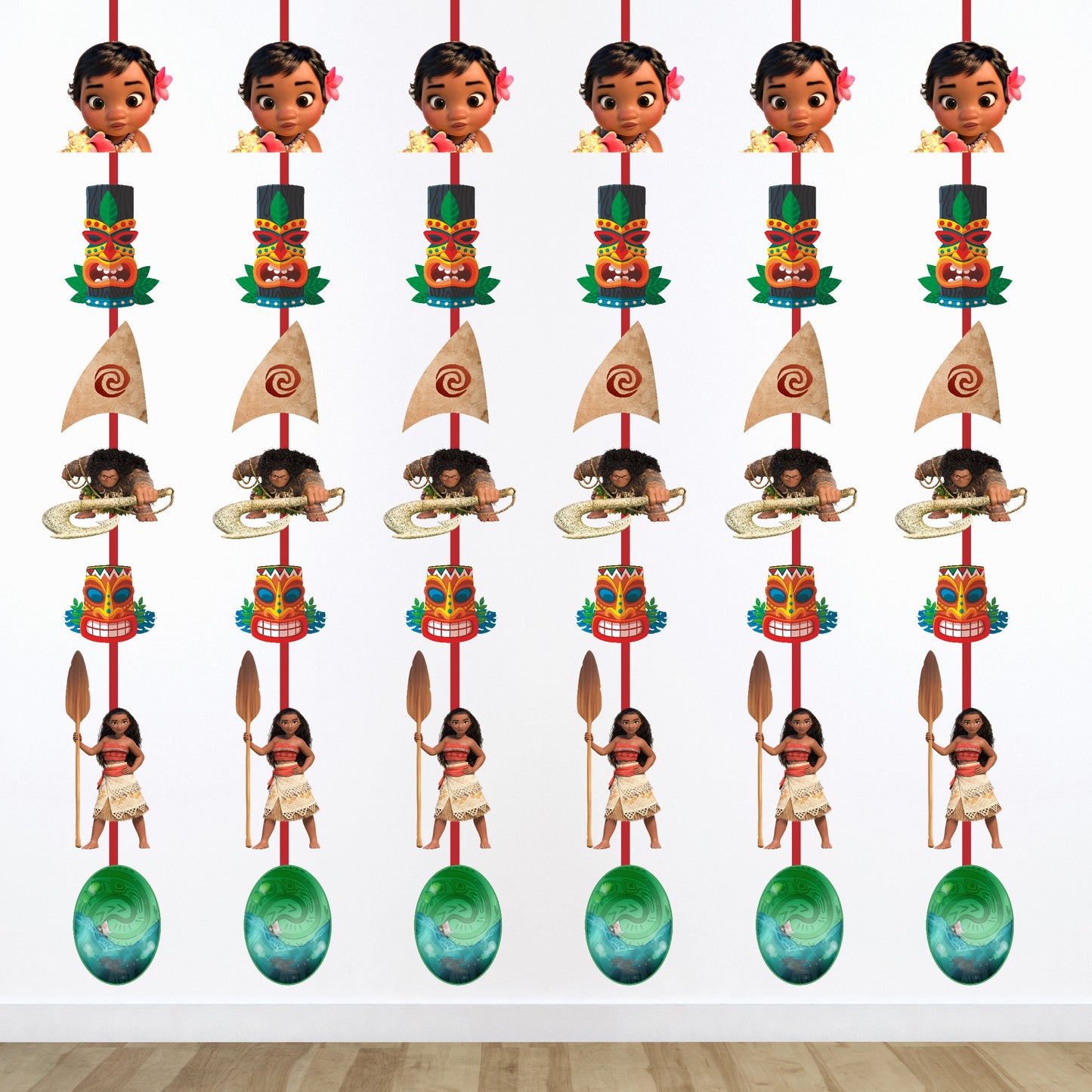 Moana Theme Classic Danglers