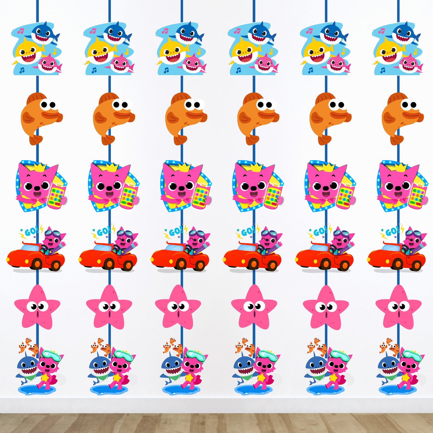 Baby Shark Theme Classic Danglers