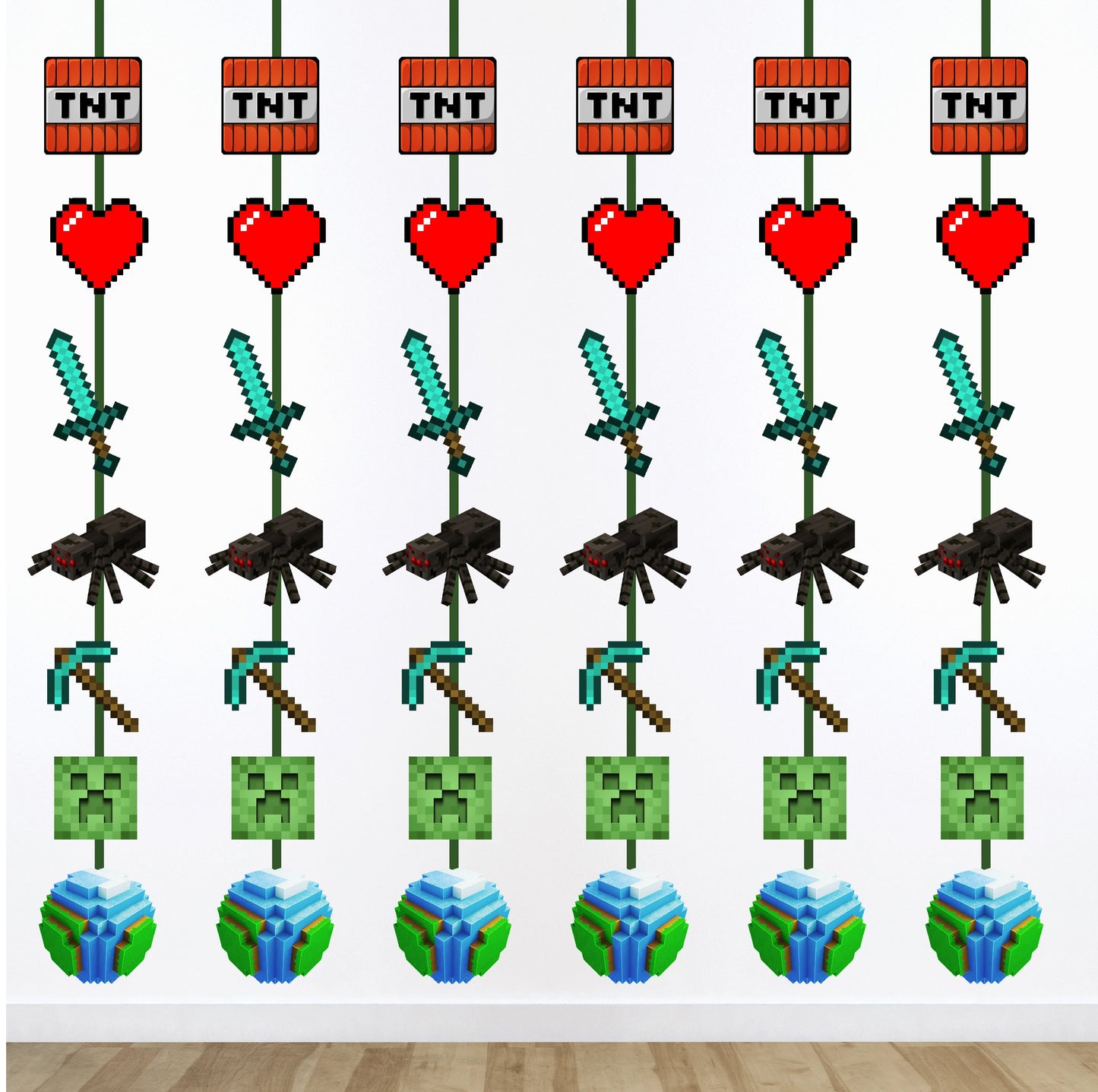 Minecraft Theme Classic Danglers