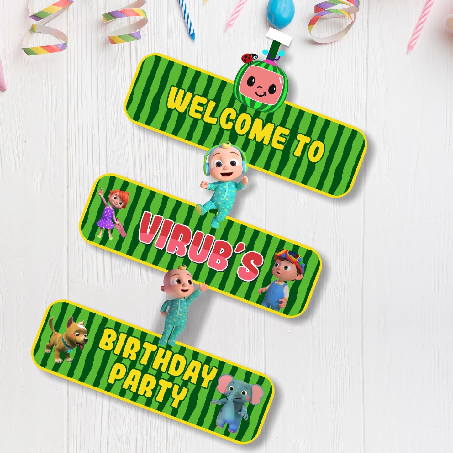 Cocomelon Theme Door Poster