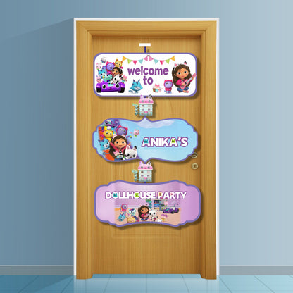 Gabby’s Dollhouse Theme Personalized  Door Poster My Store