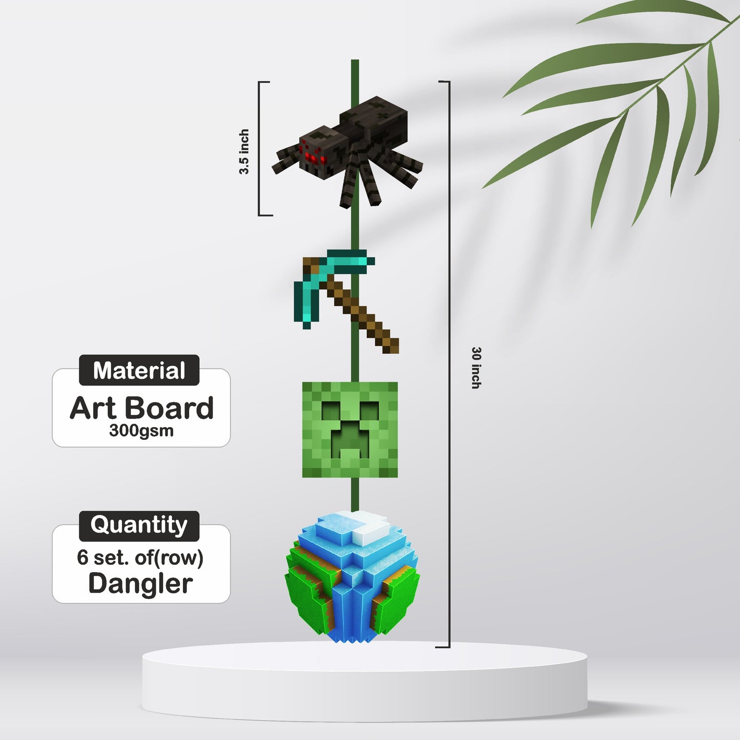 Minecraft Theme Classic Danglers