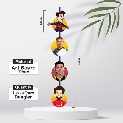 Football Theme Character Danglers My Store
