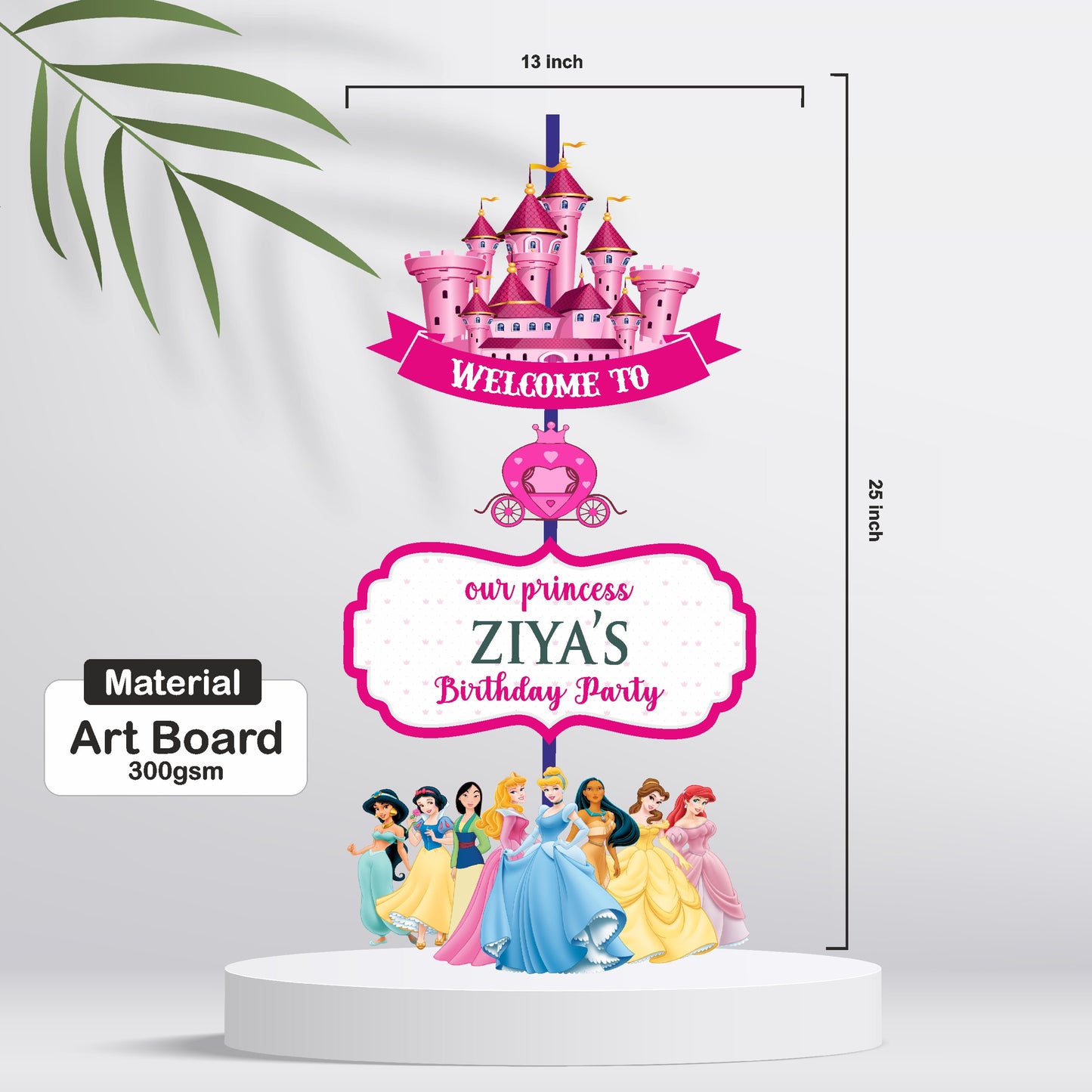 Princess Theme Door Poster