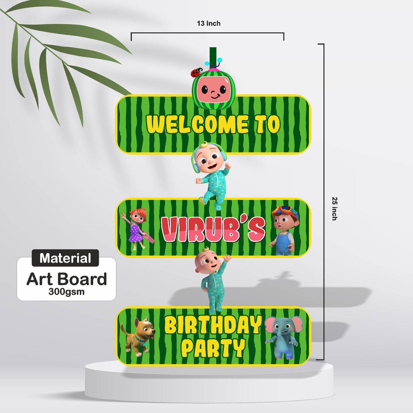 Cocomelon Theme Door Poster