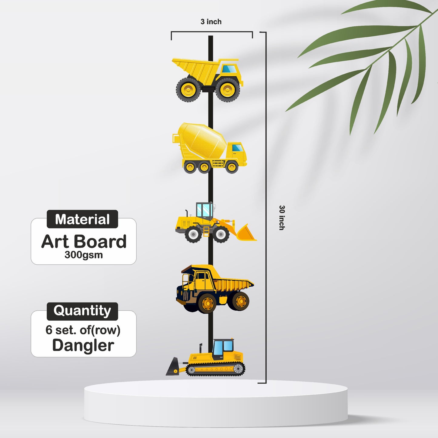 Construction Theme Danglers