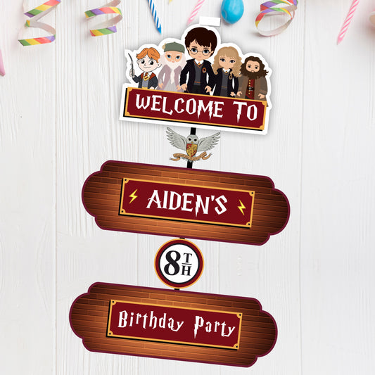 Harry Potter Theme Door Poster