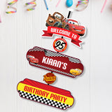 Personalised McQueen Birthday Door Poster — product image 1
