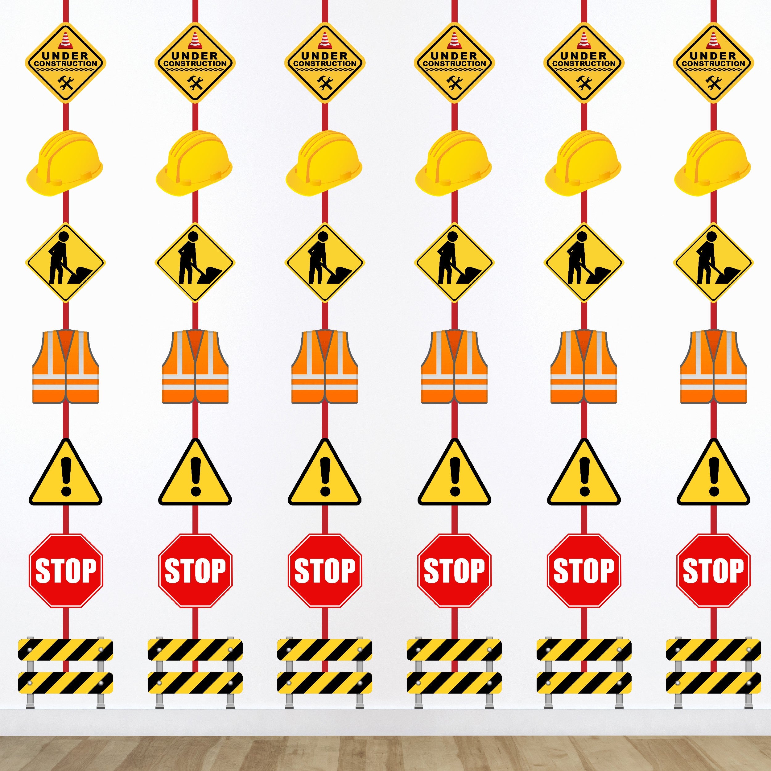 Construction Theme Classic Danglers – BluParty