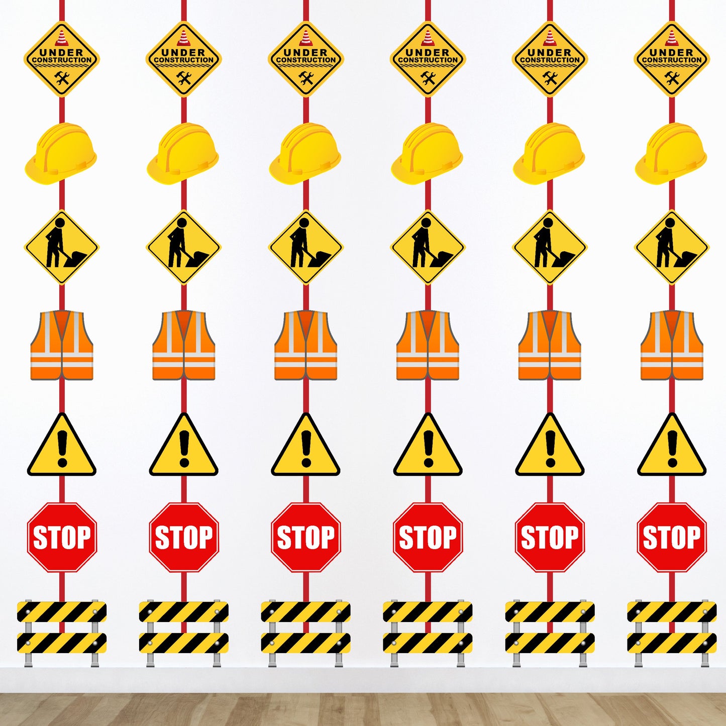 Construction Theme Classic Danglers