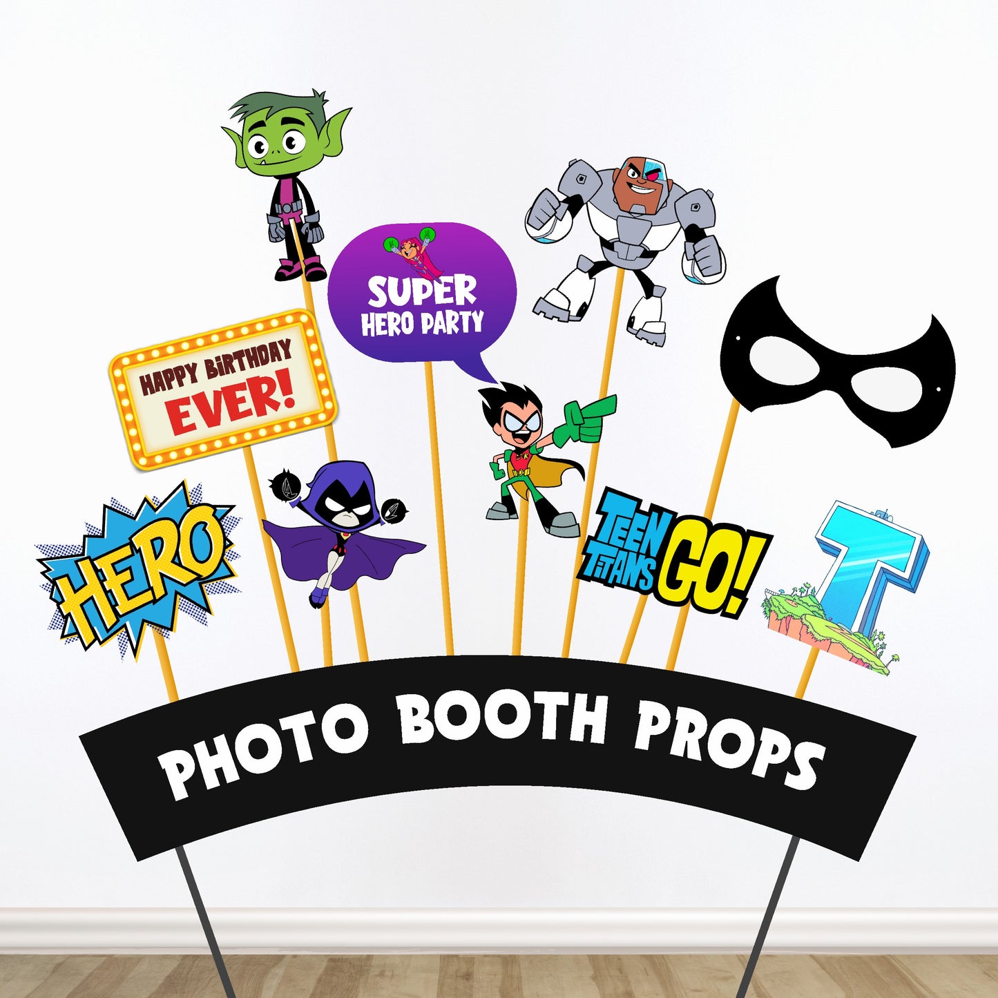 Teen Titans Theme Props