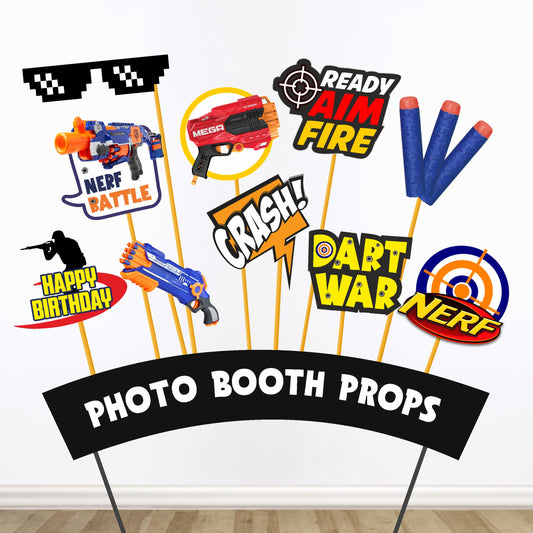 Nerf Gun Theme Props