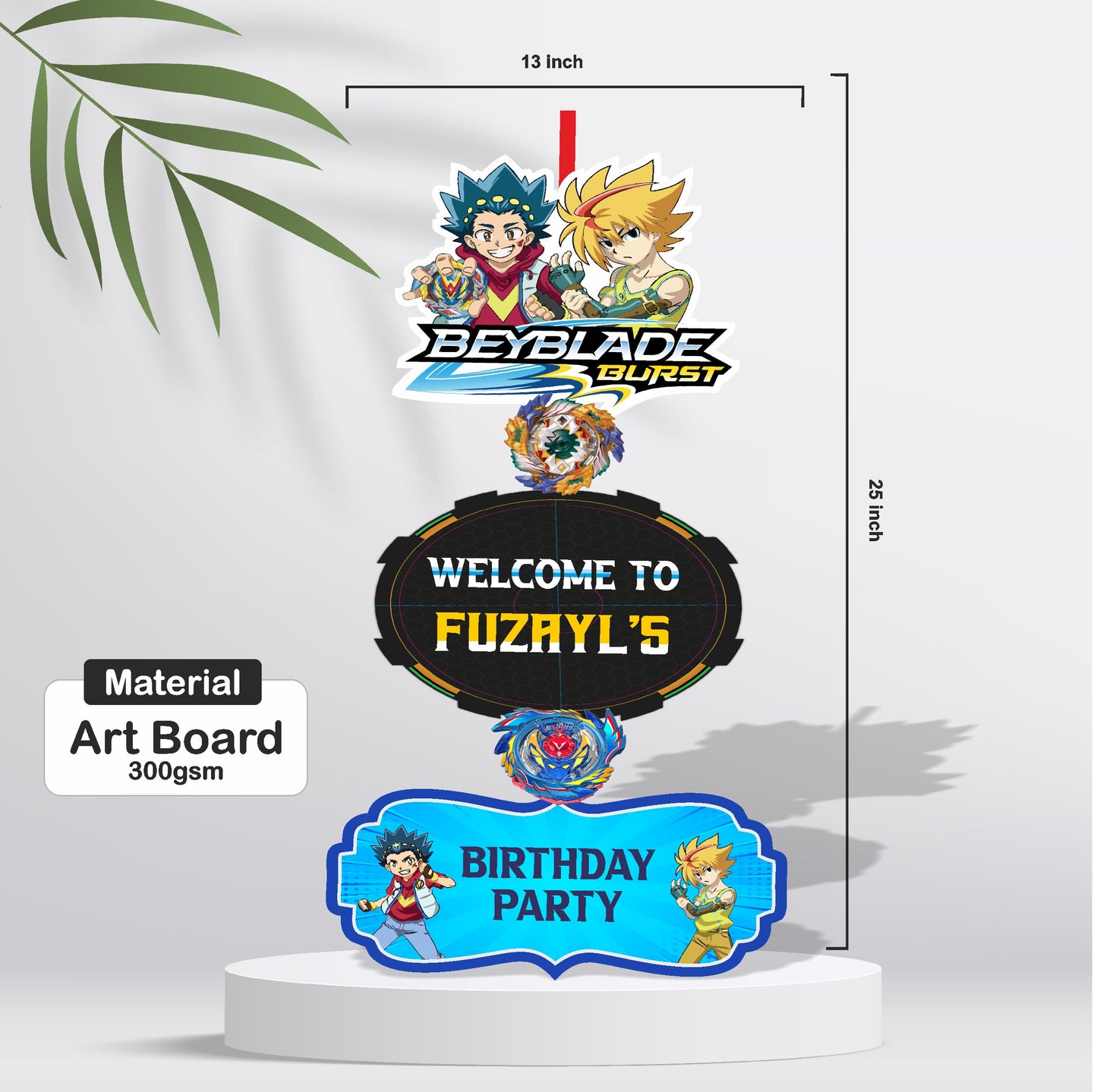 Beyblade Theme Door Poster