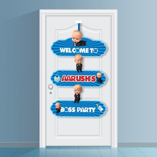 Boss Baby Theme Door Poster