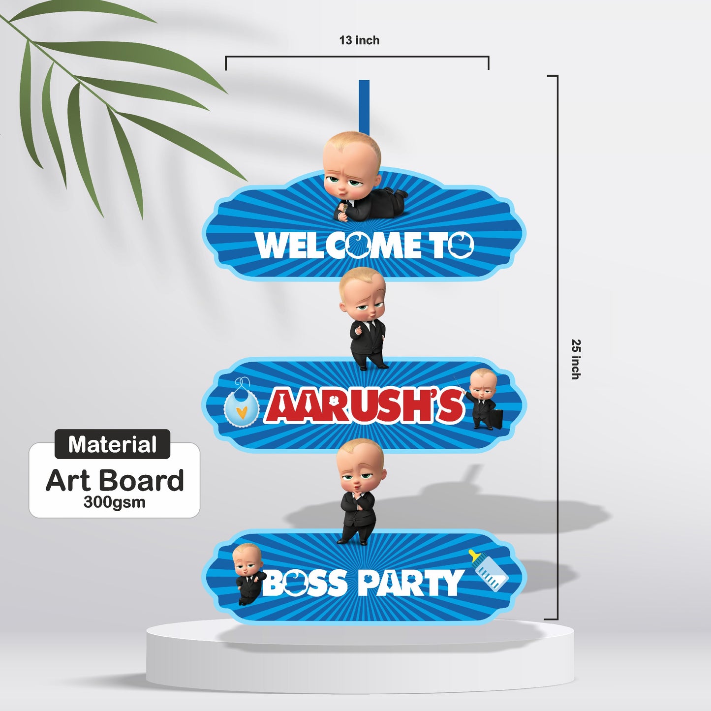 Boss Baby Theme Door Poster