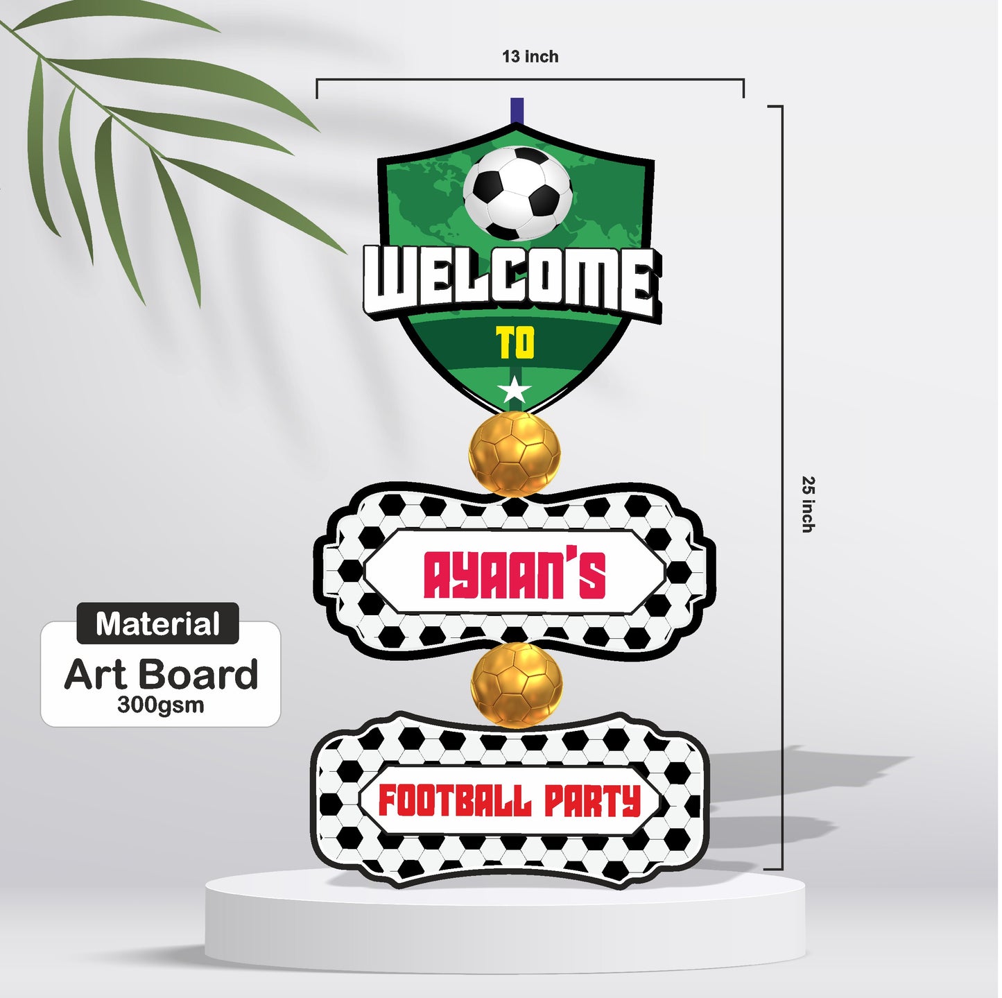 Football Theme Door Poster