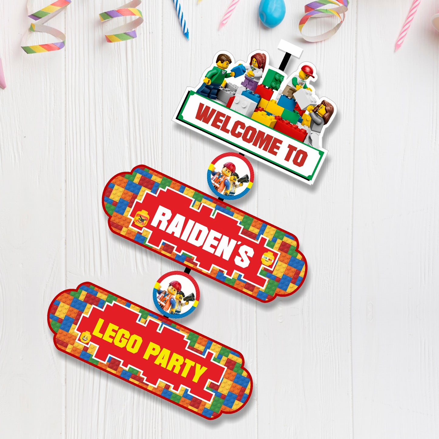 Lego Theme Door Poster