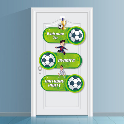 Football Theme Personalized Door Poster My Store
