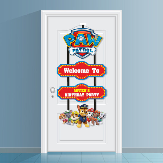 Paw Patrol Theme Door Poster