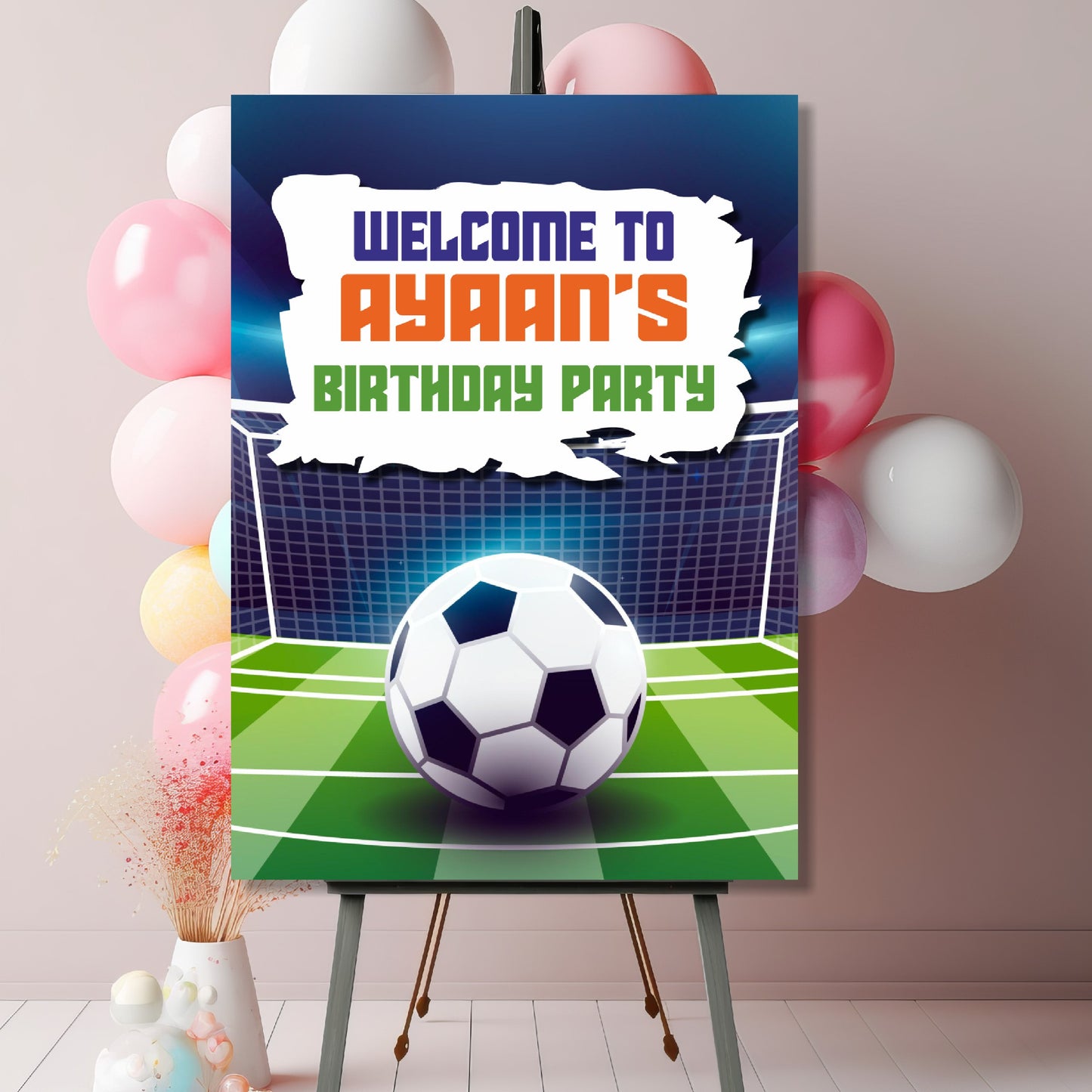 Football Theme Welcome Board