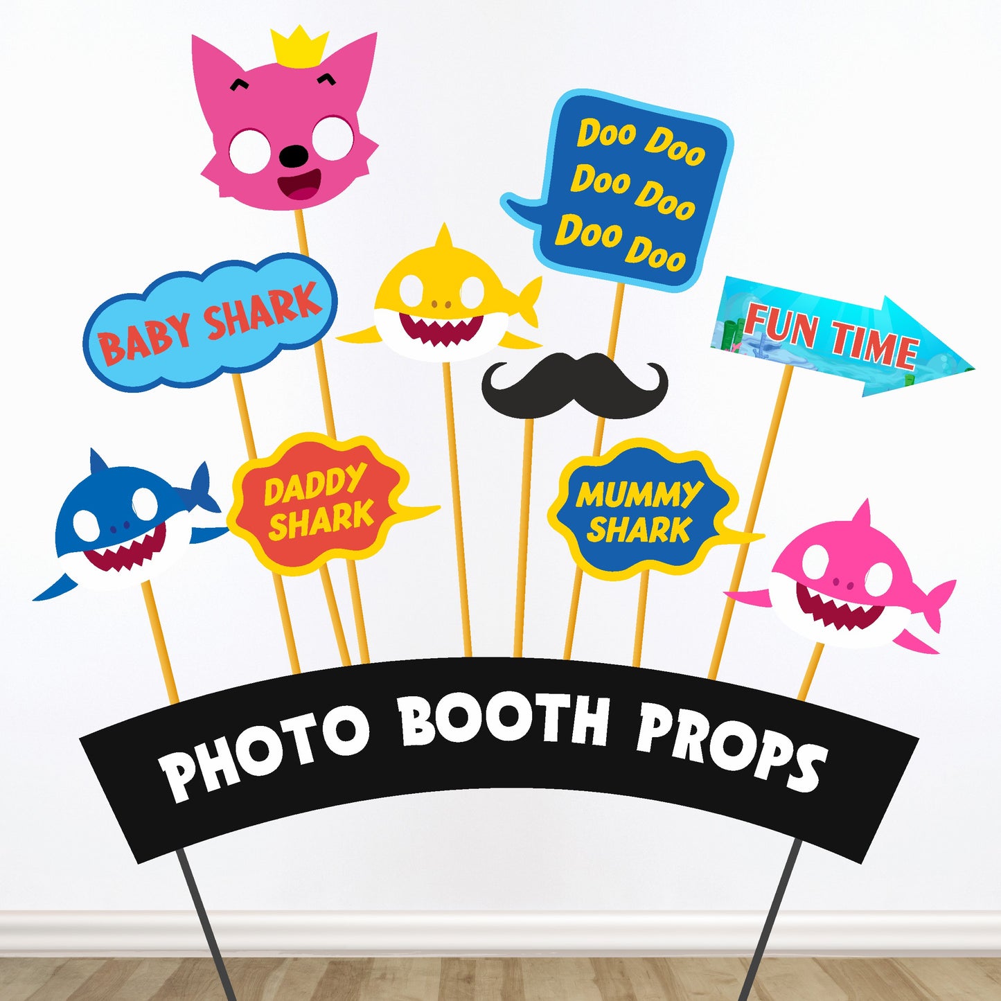 Baby Shark Theme Props