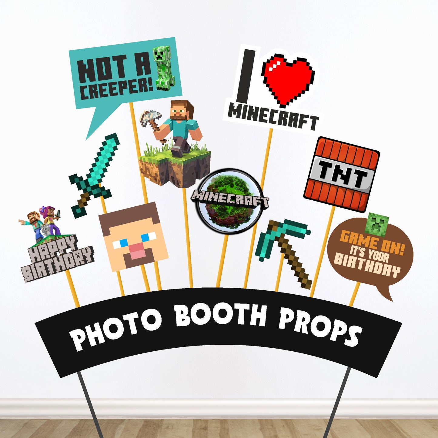 Minecraft Theme Props