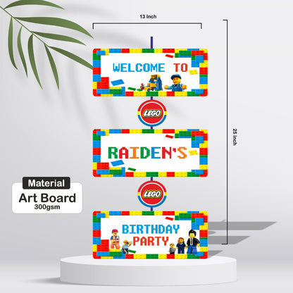 LEGO Theme Personalized Door Poster My Store
