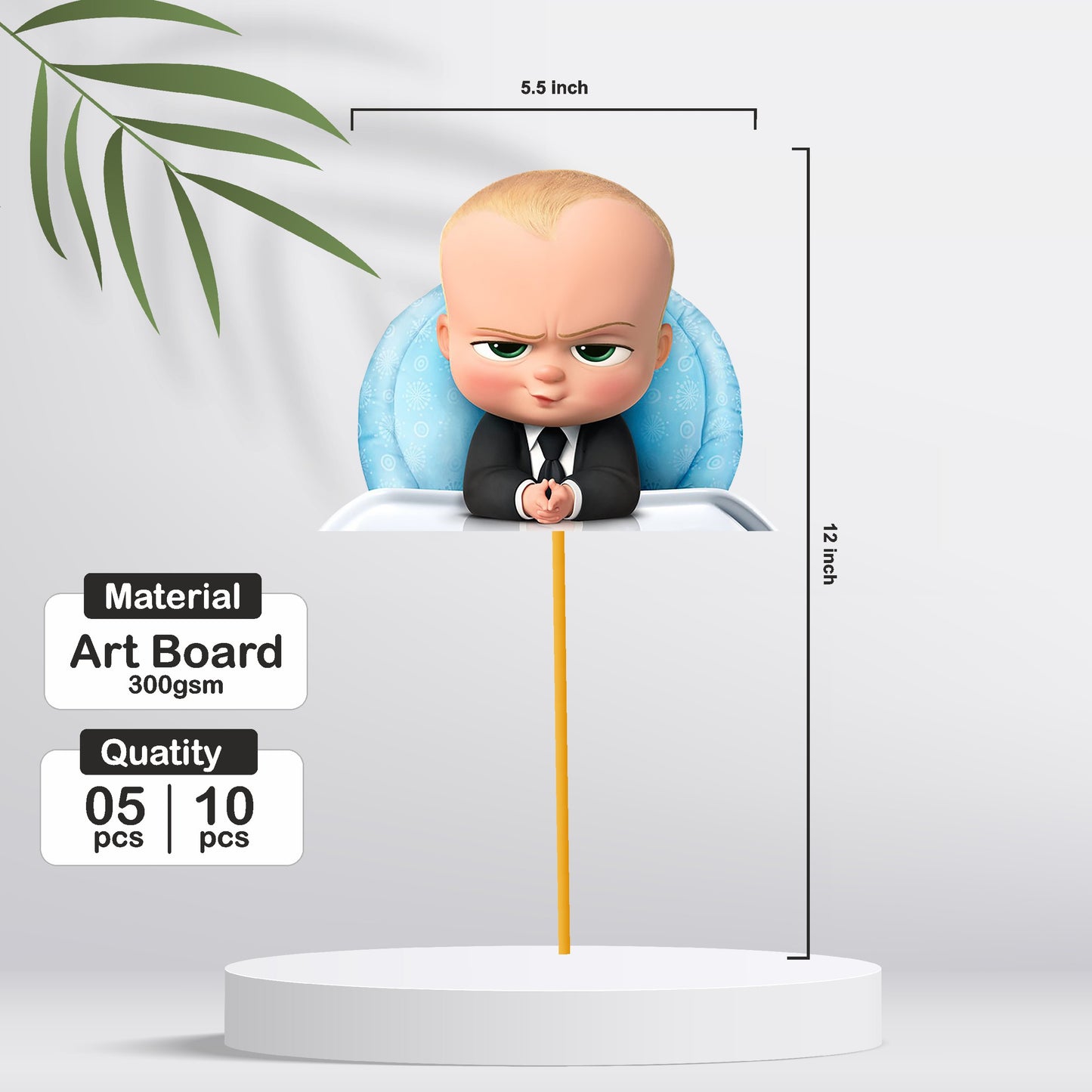 Boss Baby Theme Props