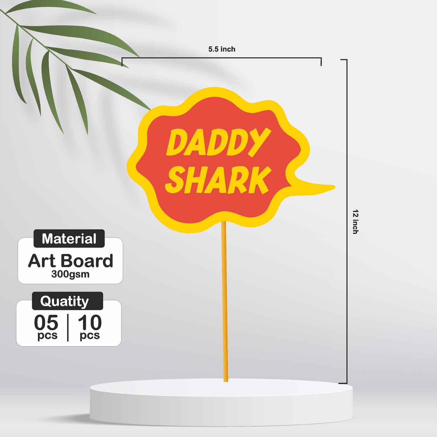 Baby Shark Theme Props