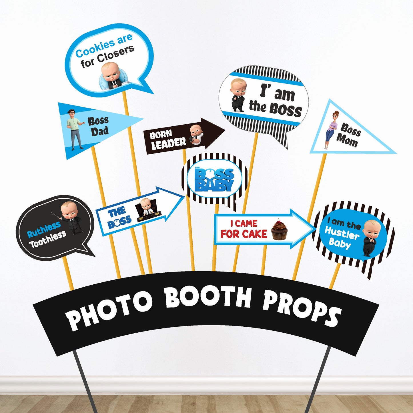 Boss Baby Theme Classic Props