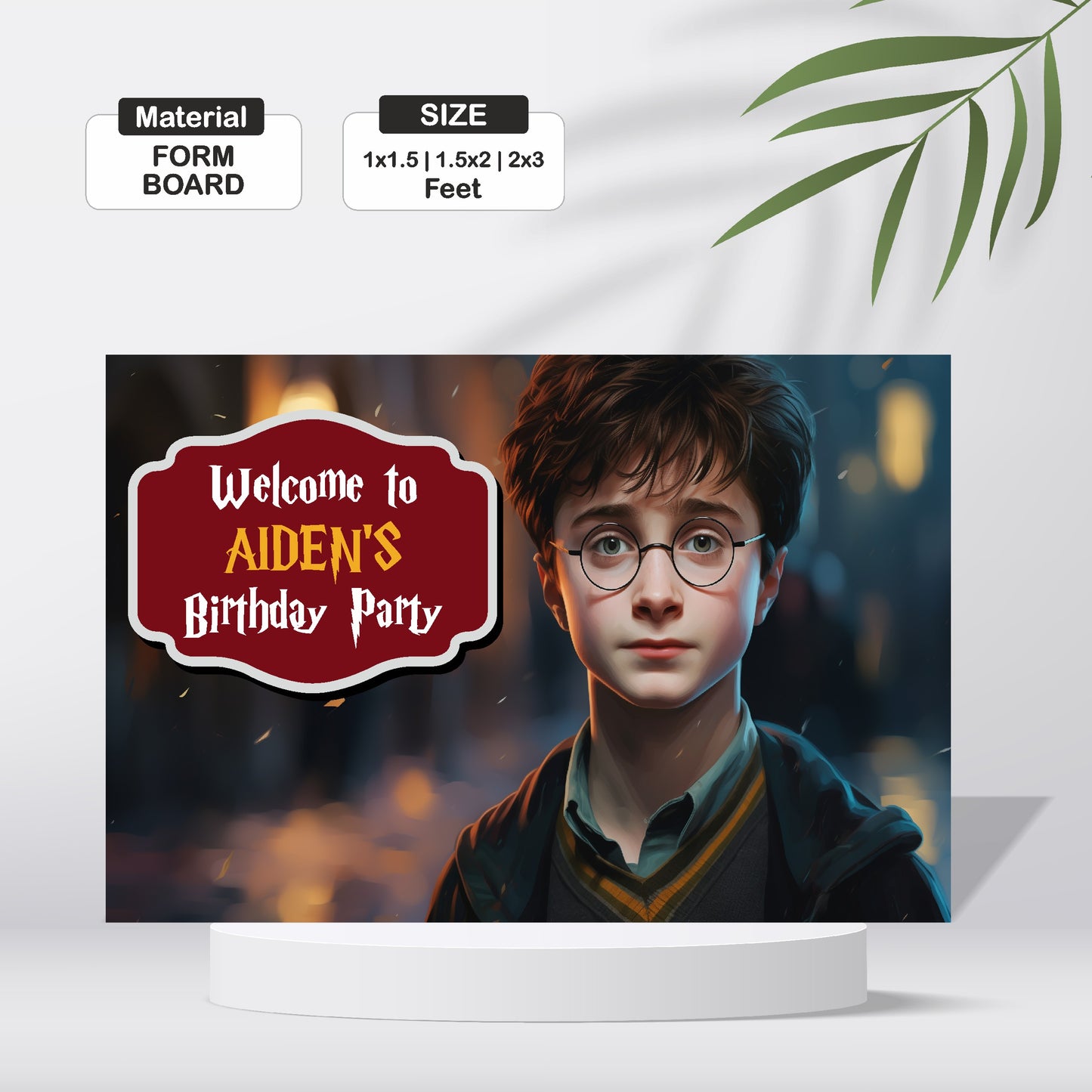 Harry Potter Theme Welcome Board