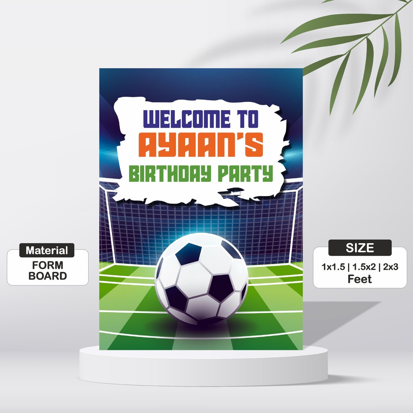 Football Theme Welcome Board