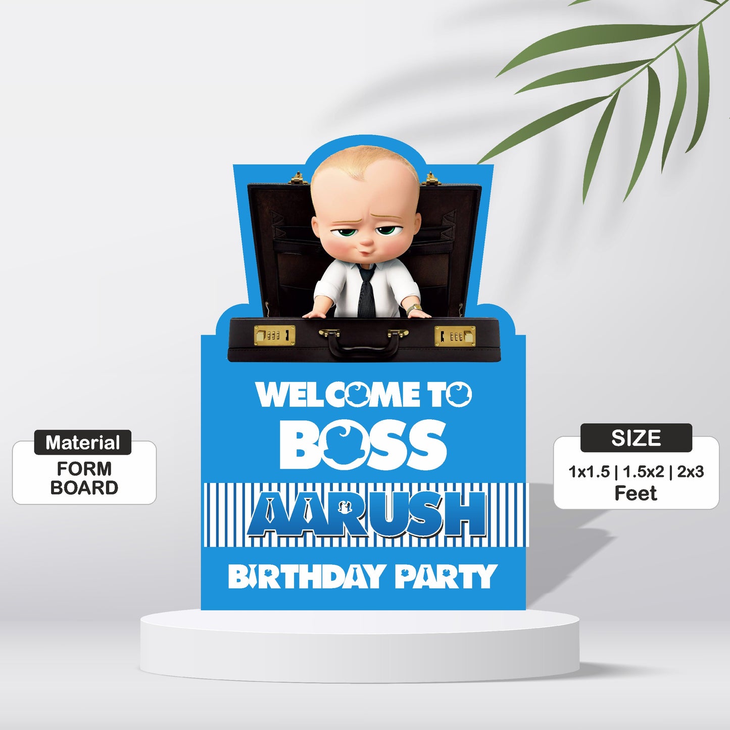 Boss Baby Theme Personalized Welcome Board