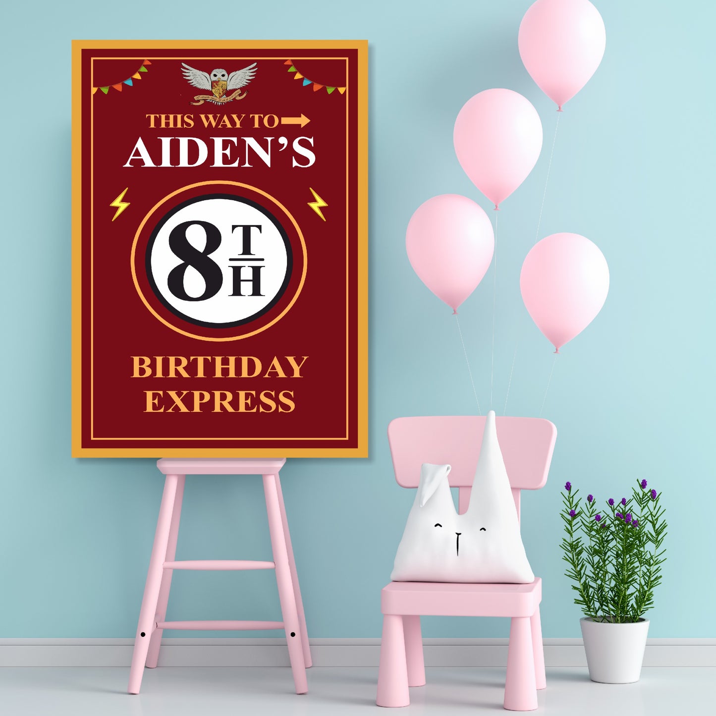 Harry Potter Theme Customized Welcome Board