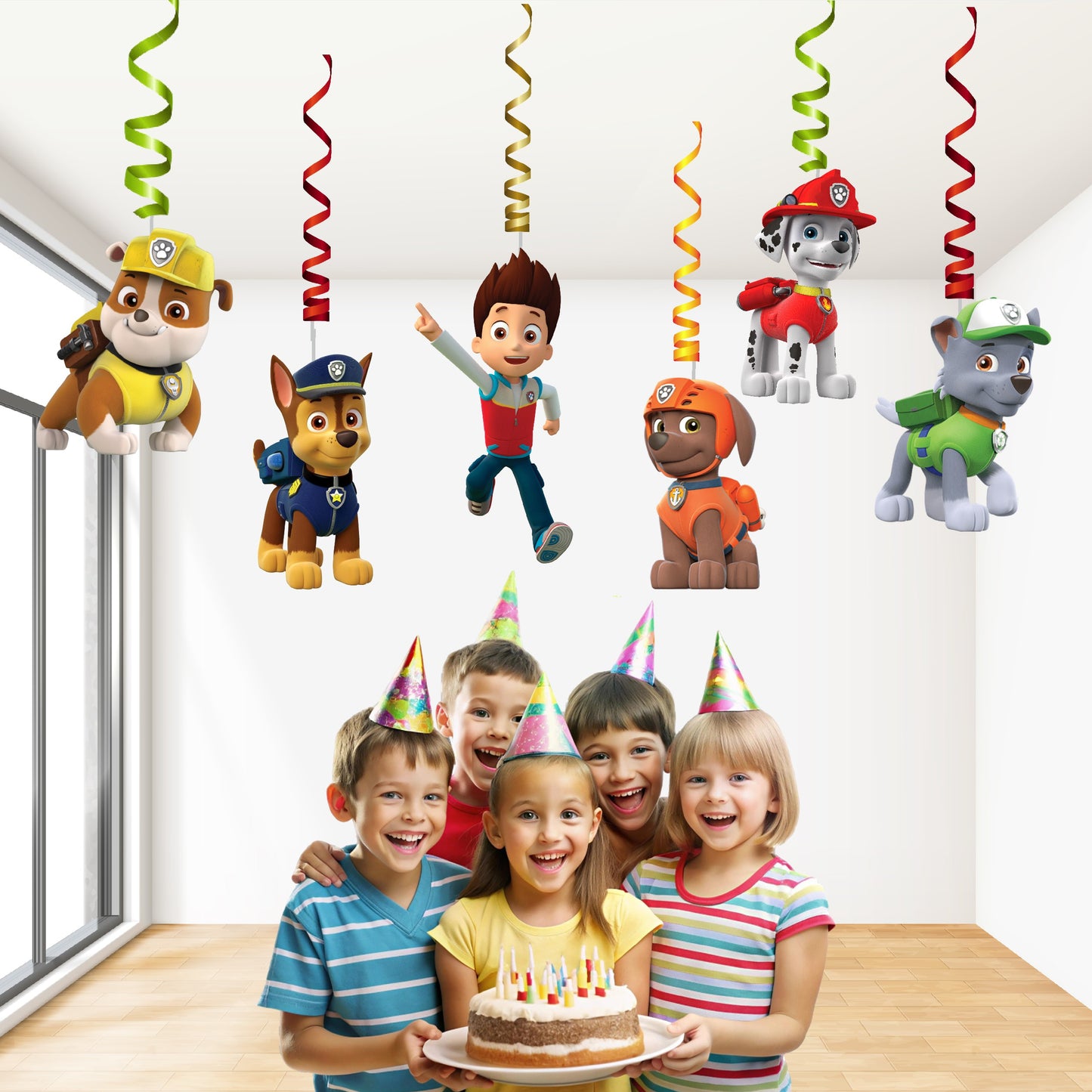 Paw Patrol Theme Swirls