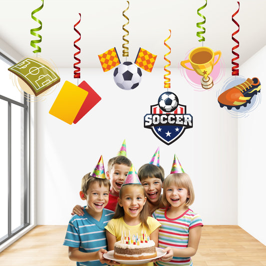 Football Theme Classic Swirls