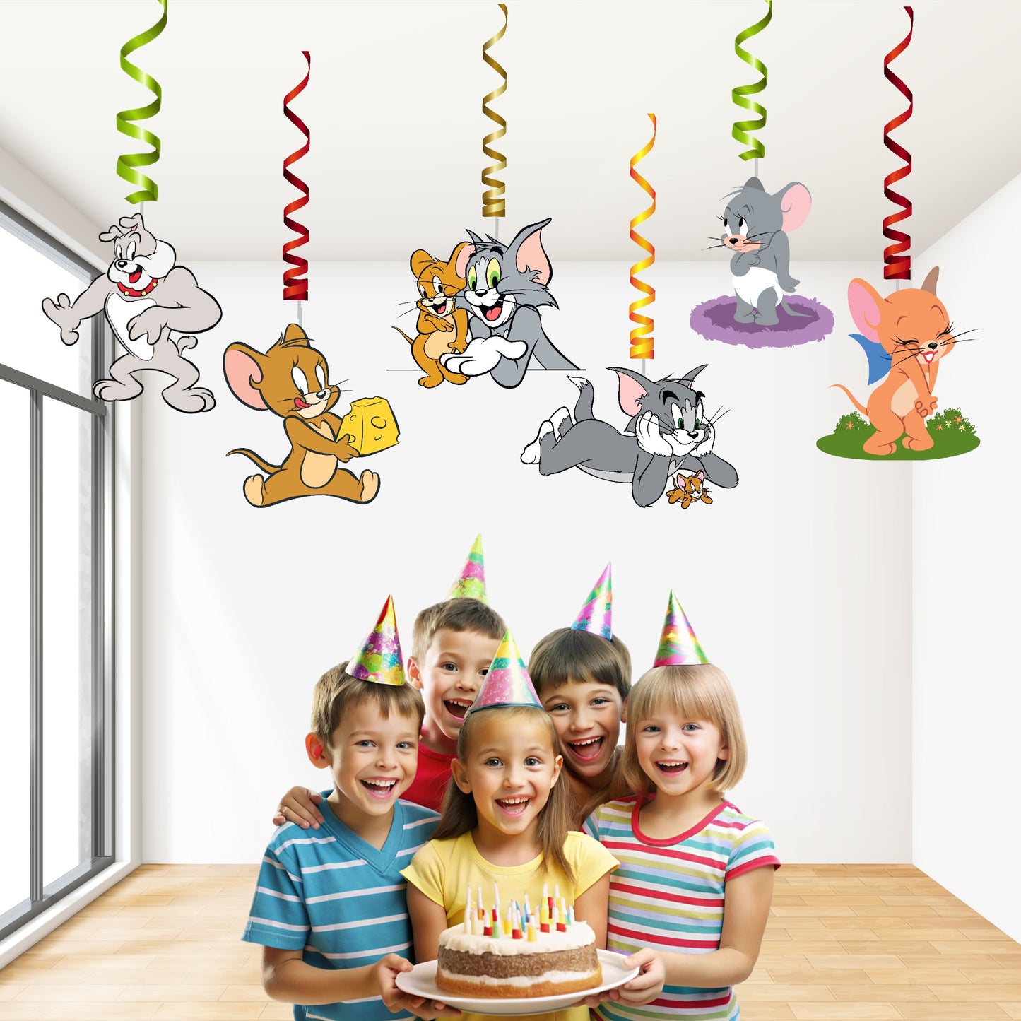 Tom & Jerry Theme Swirls