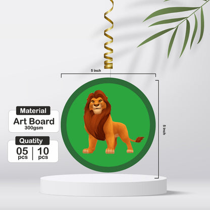 Lion King Theme Round Swirls My Store