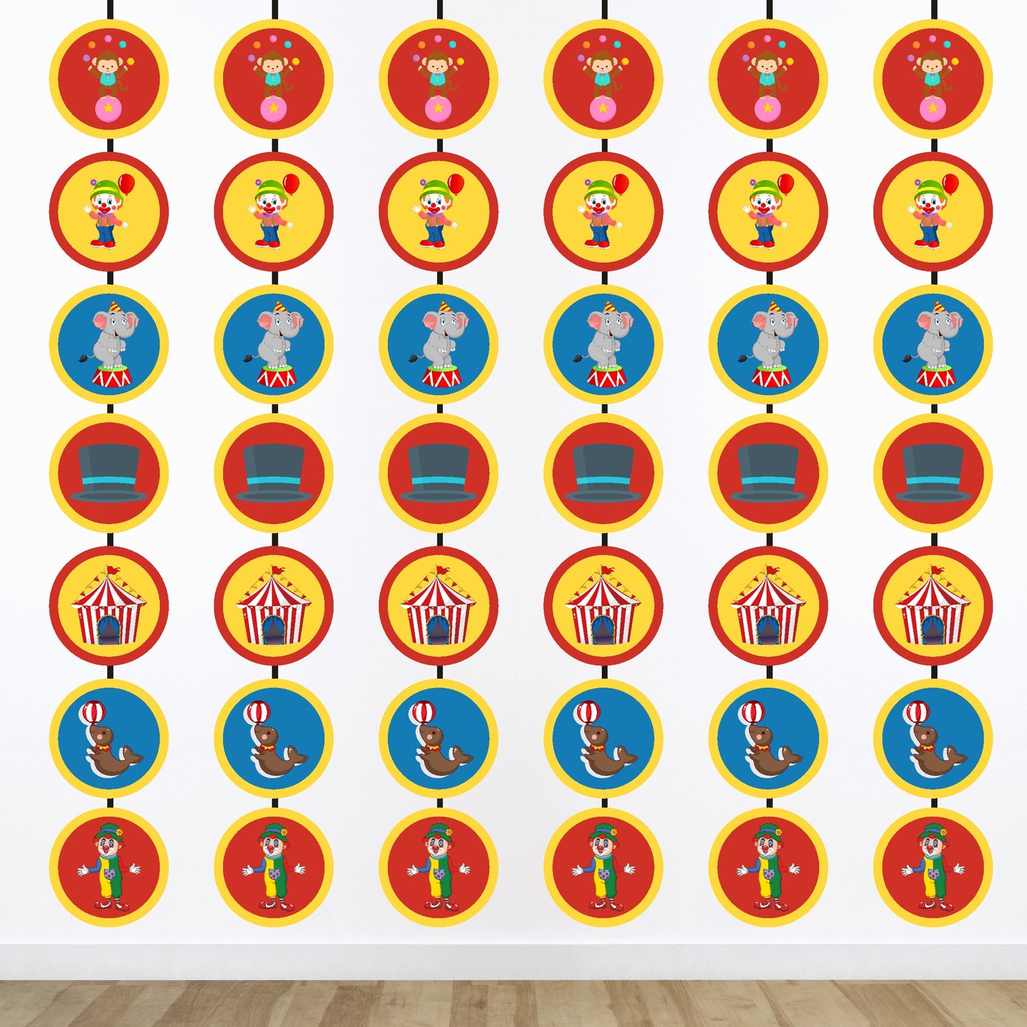 Carnival Theme Round Danglers
